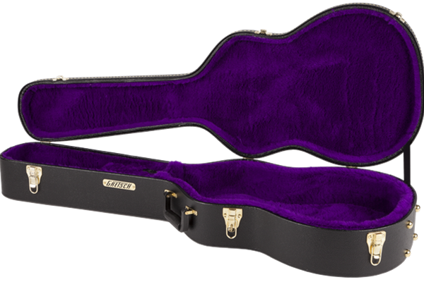 G6295 Square Neck Resonator Flat Top Case, Black