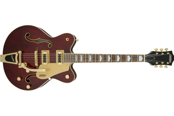 G5422TG Electromatic® Hollow Body Double-Cut with Bigsby® and Gold Hardware, Walnut Stain