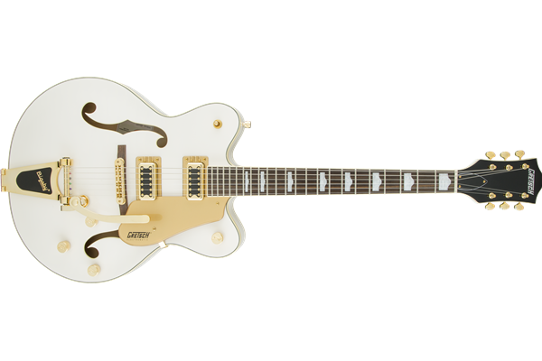 G5422TG Electromatic® Hollow Body Double-Cut with Bigsby® and Gold Hardware, Snowcrest White
