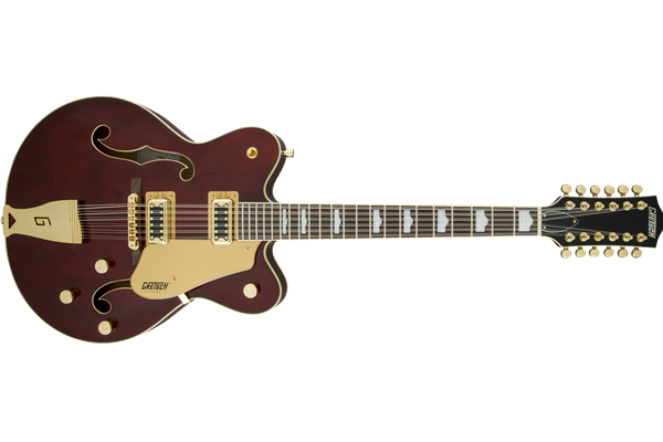 G5422G-12 Electromatic® Hollow Body Double-Cut 12-String with Gold Hardware, Walnut Stain
