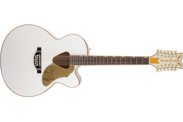 G5022CWFE-12 Rancher™ Falcon Jumbo 12-String Cutaway Electric, Fishman® Pickup System, White