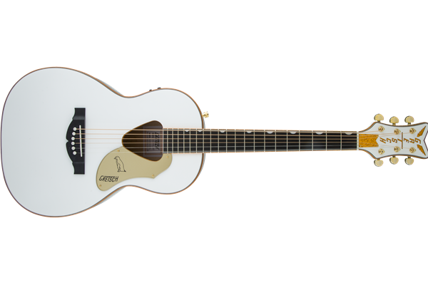 G5021WPE Rancher™ Penguin™ Parlor Acoustic/Electric, Fishman® Pickup System, White