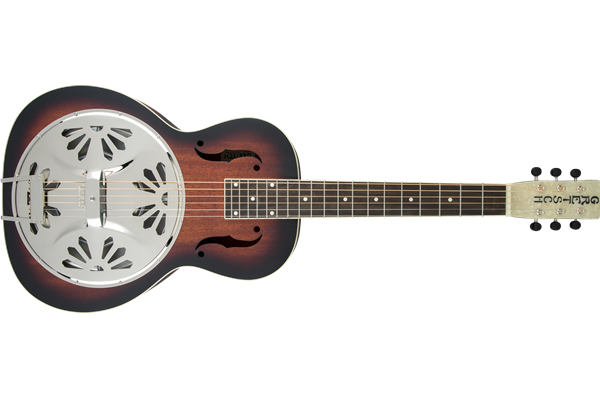 G9230 Bobtail™ Square-Neck A.E., Mahogany Body Spider Cone Resonator Guitar, Fishman® Nashville Reso