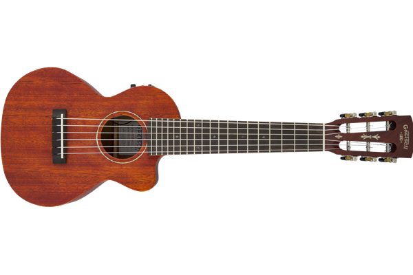 G9126 A.C.E. Guitar-Ukulele, Acoustic-Cutaway-Electric with Gig Bag, Ovangkol Fingerboard, Fishman®