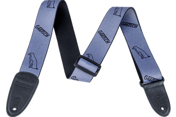 Gretsch® Gray Penguins Strap, Black
