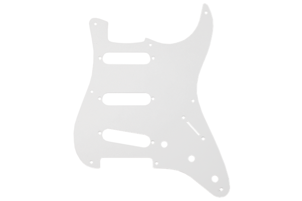 Pure Vintage Pickguard, '56/'59 Stratocaster®, 8-Hole Mount, Eggshell, 1-Ply