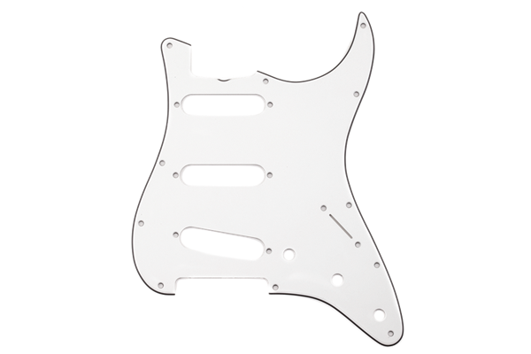 Pure Vintage Pickguard, '65 Stratocaster®, 11-Hole Mount, Eggshell, 3-Ply