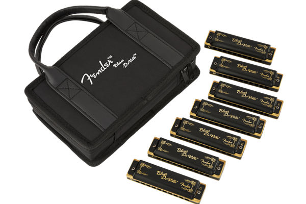 Blues DeVille Harmonica, Pack of 7, with Case