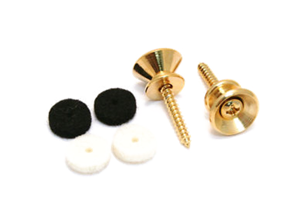 Pure Vintage Strap Buttons, Gold (2)