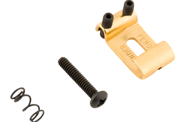 American Vintage Strat® Bridge Saddle, Gold, No Hardware, Each