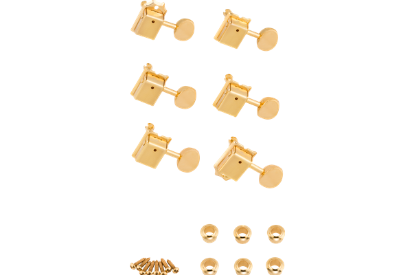 Vintage-Style Strat®/Tele® Tuners, Gold (6)