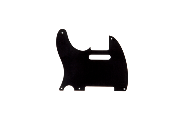 Pickguard, Telecaster® (Left-Hand), 5-Hole Mount, Black, 1-Ply