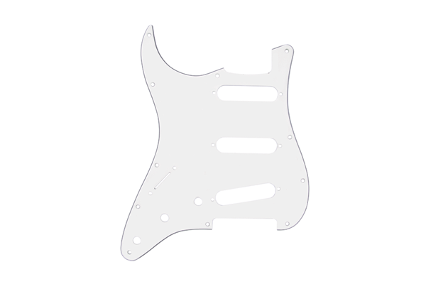 Pickguard, Stratocaster® S/S/S (Left Hand), 11-Hole Mount, Mint Green, 3-Ply