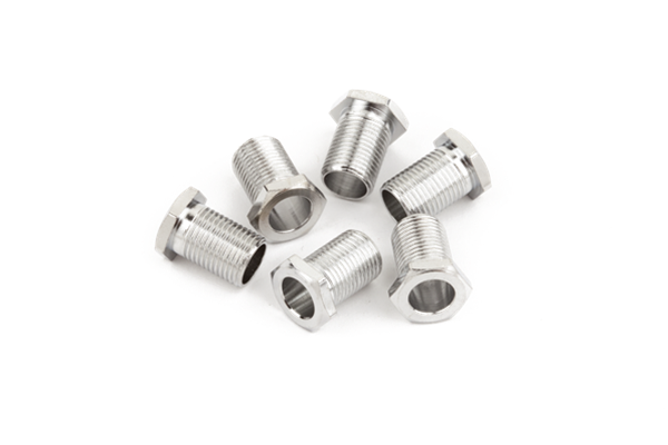 Tuning Machine Bushings - American Deluxe/American Series Guitars, Chrome (6)