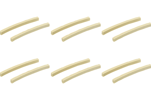 Melamine Stratocaster®/Telecaster® String Nut Blanks (12)