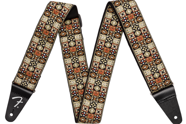 Festival Strap, Tan Mosaic, 2"