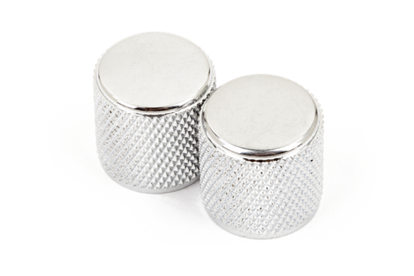 Telecaster®/Precision Bass® Knobs, Knurled Chrome (2)