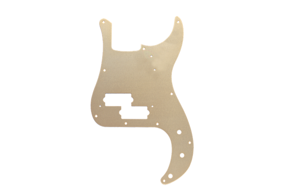 Pickguard, '57 Precision Bass®, 10-Hole Mount, Gold Anodized, 1-Ply