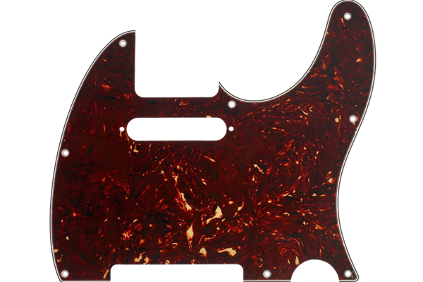 Pickguard, Telecaster® 8-Hole Mount, Tortoise Shell, 4-Ply