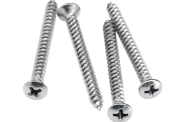 Neck Mounting Screws (4) (Chrome)