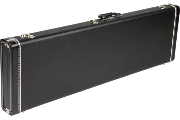 G&G Standard Precision®/Jazz® Bass Hardshell Case, Left Handed, Black with Black Acrylic Interior