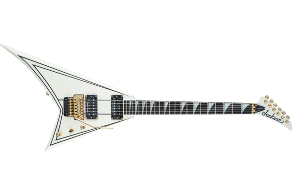 Pro Series Rhoads RR3, Ebony Fingerboard, Ivory with Black Pinstripes