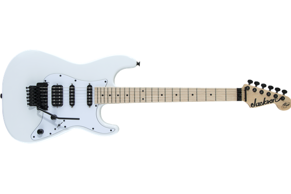 X Series Signature Adrian Smith SDXM, Maple Fingerboard, Snow White with White Pickguard