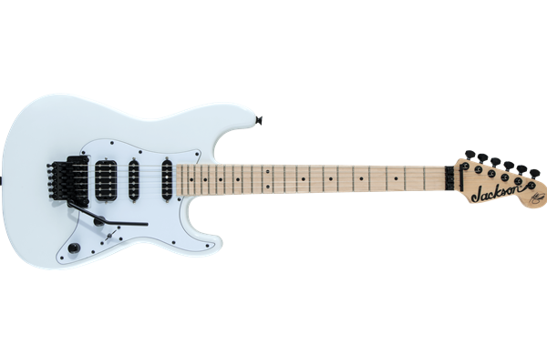 X Series Signature Adrian Smith SDXM, Maple Fingerboard, Snow White with White Pickguard