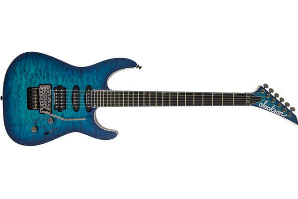 Pro Series Soloist™ SL3Q MAH, Ebony Fingerboard, Chlorine Burst