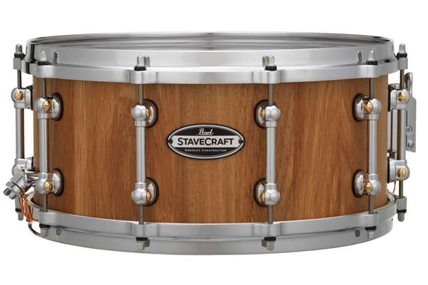 StaveCraft 14" x 6.5" Makha Snare Drum, Hand-Rubbed Natural