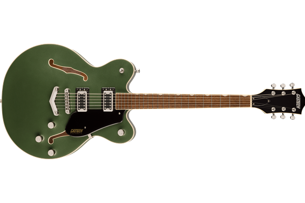 G5622 Electromatic® Center Block Double-Cut with V-Stoptail, Laurel Fingerboard, Olive Metallic