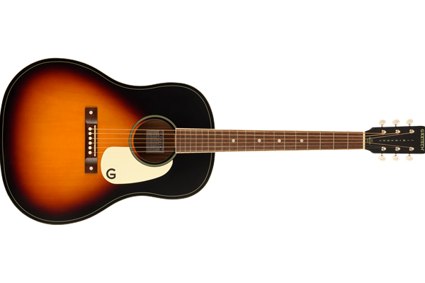 Jim Dandy™ Dreadnought, Walnut Fingerboard, White Pickguard, Rex Burst