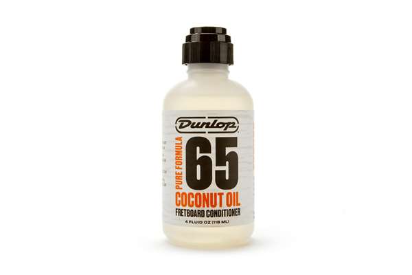 Dunlop Pure Formula 65 Coconut Oil Fretboard Conditioner, 4oz Bottle
