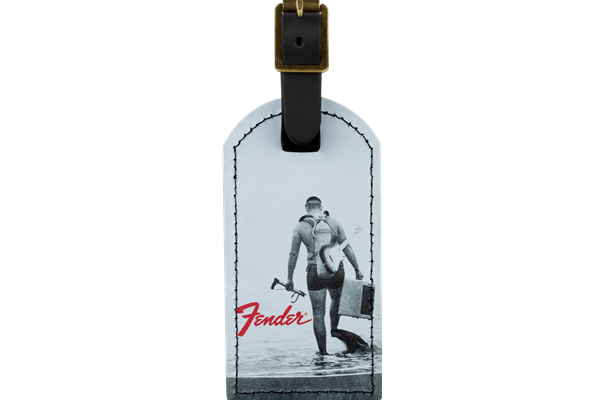 Fender® Vintage Ad Luggage Tag, Scuba Diver