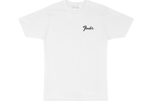 Fender® Transition Logo Tee, White, XL