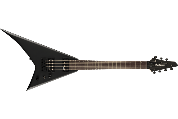 JS Series Rhoads JS22-7 RR HT, Amaranth Fingerboard, Satin Black