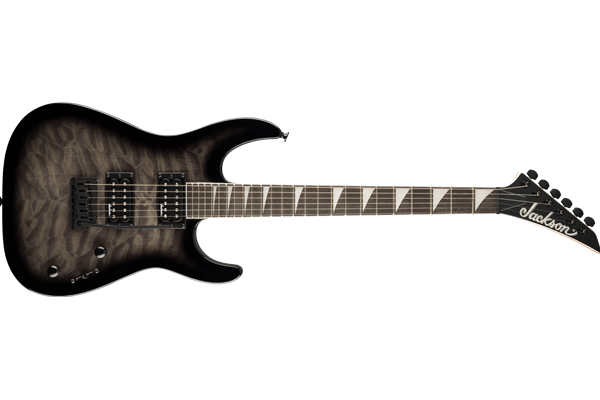 JS Series Dinky® JS20 DKQ 2PT, Amaranth Fingerboard, Transparent Black Burst