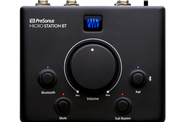 PreSonus® MicroStation BT Monitoring Controller, Black