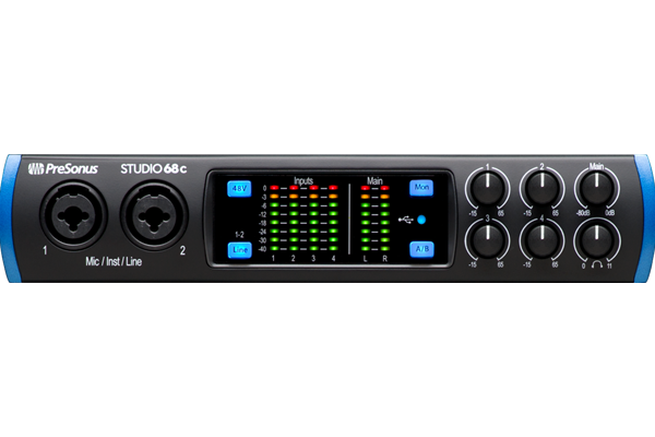 PreSonus® Studio 68c, Black and Blue