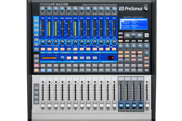 PreSonus® StudioLive® Classic 16.0.2 USB Digital Console Mixer, Gray, 230-240V UK