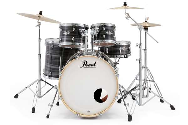 Pearl Export Drum Shells, Graphite Silver Twist