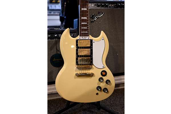 Epiphone Les Paul Custom, Ivory w/ Gold Hardware