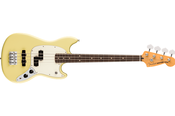 Player II Mustang® Bass PJ, Rosewood Fingerboard, Hialeah Yellow