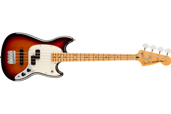 Player II Mustang® Bass PJ, Maple Fingerboard, 3-Color Sunburst