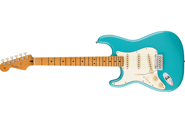 Player II Stratocaster® Left-Hand, Maple Fingerboard, Aquatone Blue