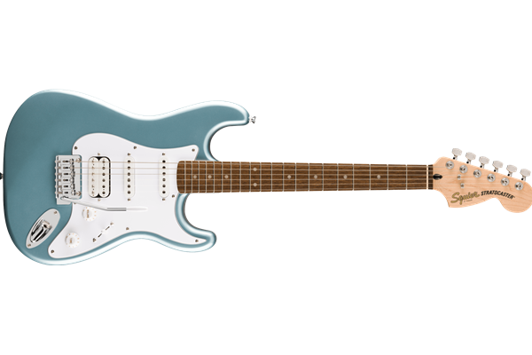 Affinity Series™ Stratocaster® Junior HSS, Laurel Fingerboard, White Pickguard, Ice Blue Metallic