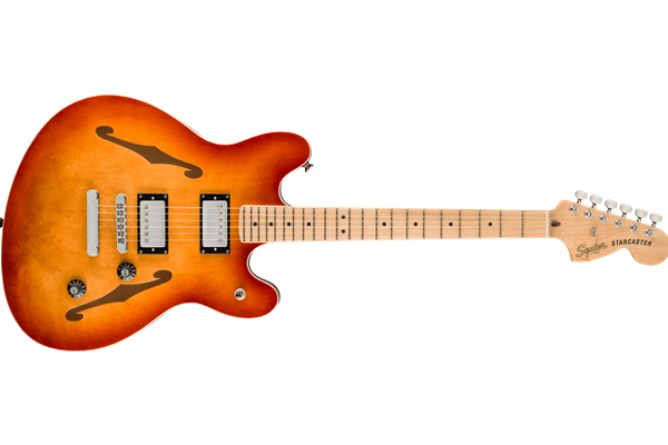 Affinity Series™ Starcaster® Deluxe, Maple Fingerboard, Sienna Sunburst