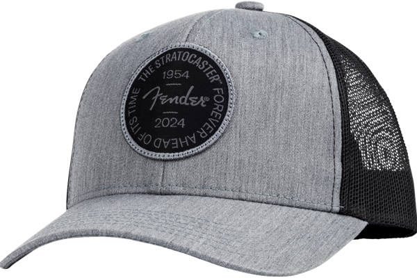 Stratocaster™ 70th Anniversary Badge Hat, Gray Heather, One Size