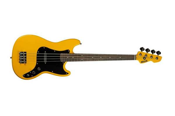 4-string M-Master Style 30" Scale Electric Bass With Bag, Yellow