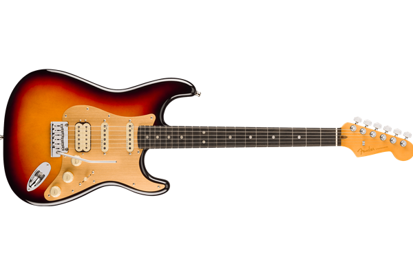 American Ultra II Stratocaster® HSS, Ebony Fingerboard, Ultraburst